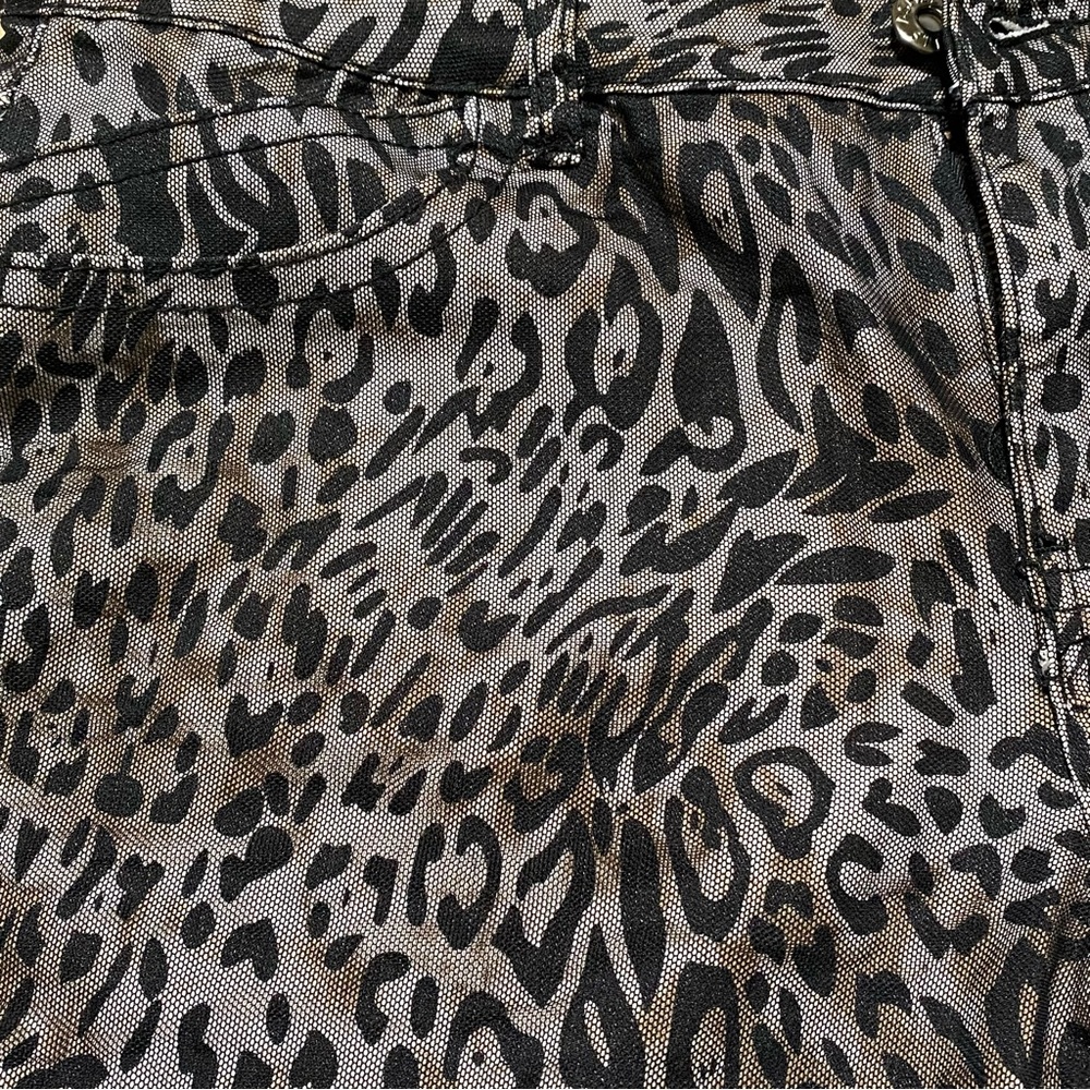 ASHLEY STEWART ANIMAL PRINT JEANS